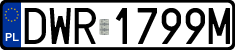 License plates of Poland, Regular car plates