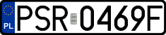 License plates of Poland, Regular car plates