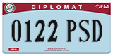 Federal license plates, Diplomatic (United Nations)