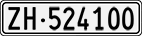 License plate of Switzerland, Cars