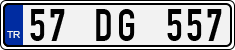 License plate of Turkey, Regular plates