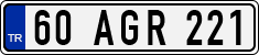 License plate of Turkey, Regular plates