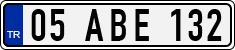 License plate of Turkey, Regular plates