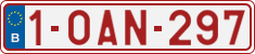 License plate of Belgium, Regular plates (2010)