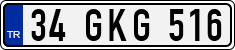 License plate of Turkey, Regular plates