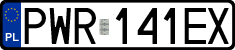 License plates of Poland, Regular car plates