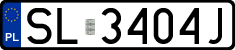 License plates of Poland, Regular car plates