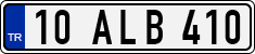 License plate of Turkey, Regular plates