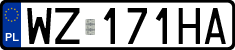 License plates of Poland, Regular car plates