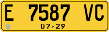 License plate of Indonesia, Commercial vehicles