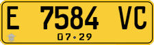 License plate of Indonesia, Commercial vehicles