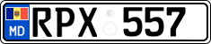 License plate of Moldova, Cars (2015)