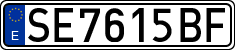 License plates of Spain, 1971 year series