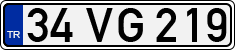 License plate of Turkey, Regular plates