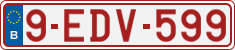 License plate of Belgium, Vanity Plates (2010)