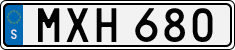 License plate of Sweden, Regular plates