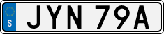 License plate of Sweden, Regular plates