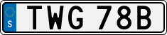 License plate of Sweden, Regular plates