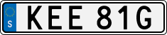 License plate of Sweden, Regular plates