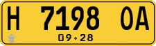License plate of Indonesia, Commercial vehicles