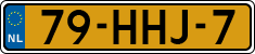 License plate of the Netherlands, Cars