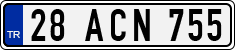License plate of Turkey, Regular plates