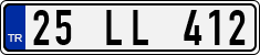 License plate of Turkey, Regular plates