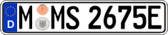 German license plate, Electric vehicles