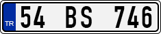 License plate of Turkey, Regular plates
