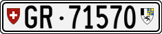 License plate of Switzerland, Cars
