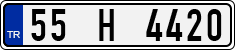License plate of Turkey, Regular plates