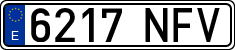 License plates of Spain, Ordinary (2000)