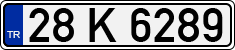 License plate of Turkey, Regular plates