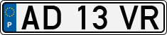 License plate of Portugal, Regular plates