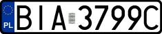 License plates of Poland, Regular car plates