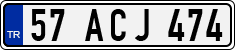 License plate of Turkey, Regular plates