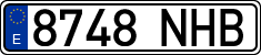 License plates of Spain, Ordinary (2000)