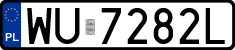 License plates of Poland, Regular car plates