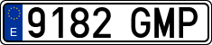 License plates of Spain, Ordinary (2000)