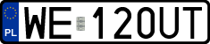 License plates of Poland, Regular car plates