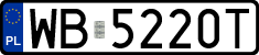 License plates of Poland, Regular car plates