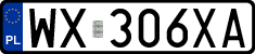 License plates of Poland, Regular car plates