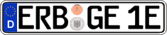 German license plate, Electric vehicles