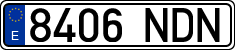 License plates of Spain, Ordinary (2000)