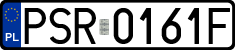 License plates of Poland, Regular car plates