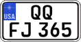 Federal license plates, US Army in Germany