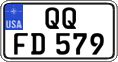 Federal license plates, US Army in Germany