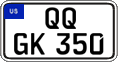 Federal license plates, US Army in Germany
