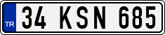 License plate of Turkey, Regular plates