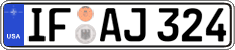 Federal license plates, US Army in Germany